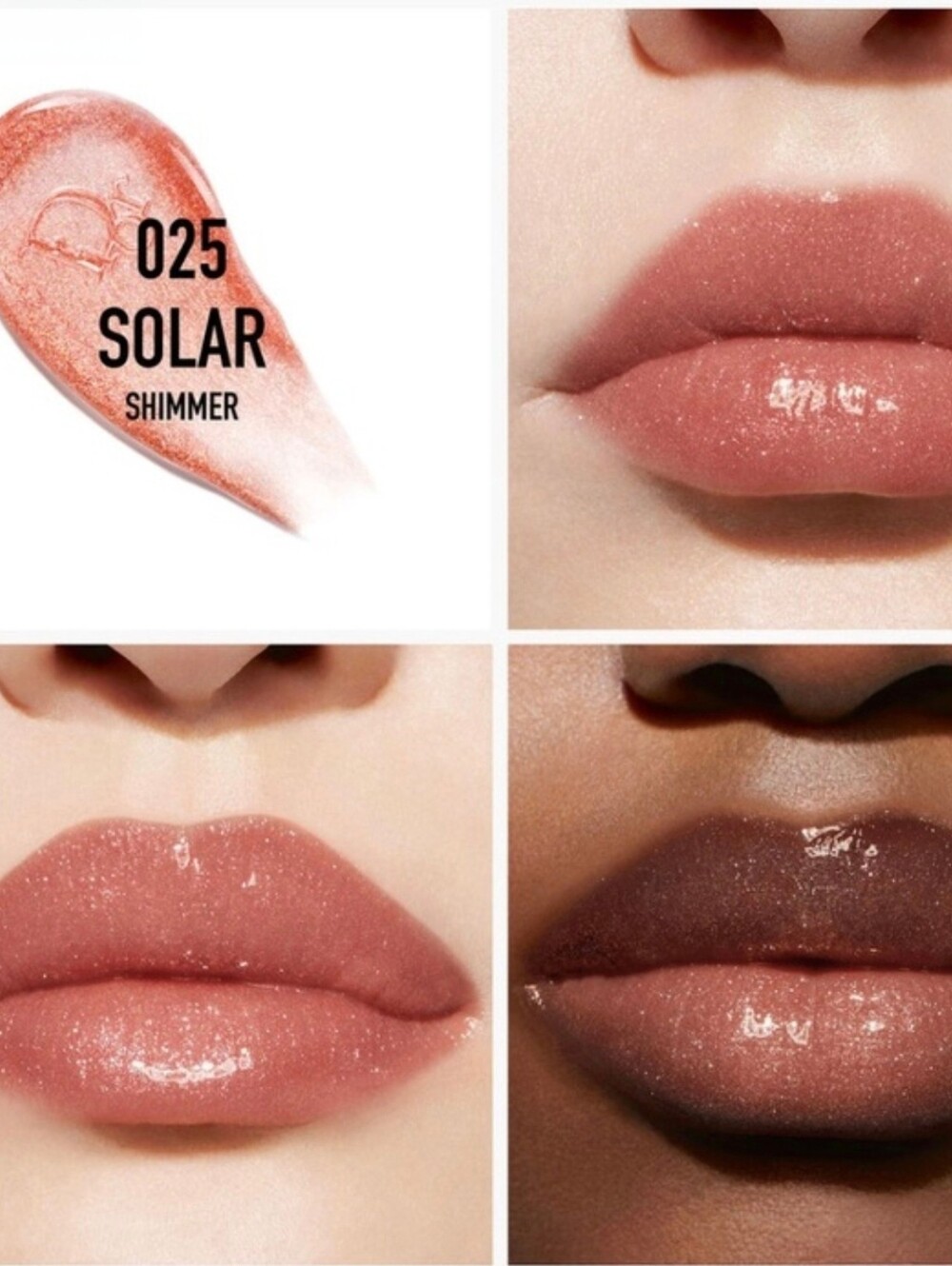 DIOR Addict Lip Maximizer 025 Solar Shimmer Lip Gloss Plumping Full Size NIB - Picture 3 of 5